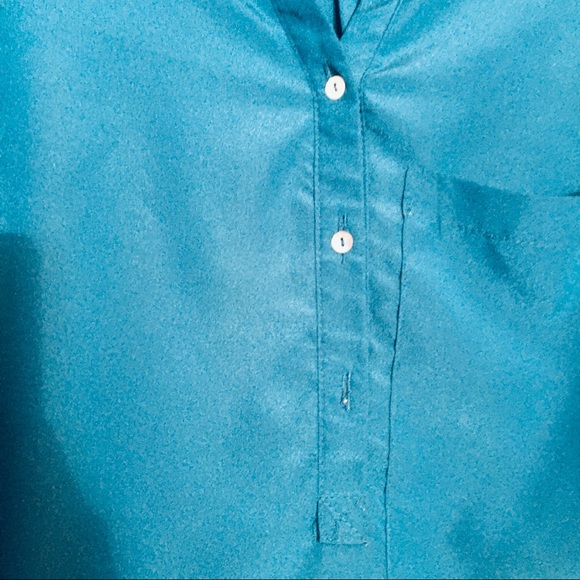 Oversized turquoise top - Picture 2 of 3